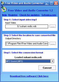 Sofonica Video and Audio Converter screenshot